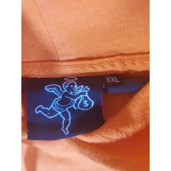 Hoodie Sweater Men's Size XL Orange Cupid - Picture 4 of 16